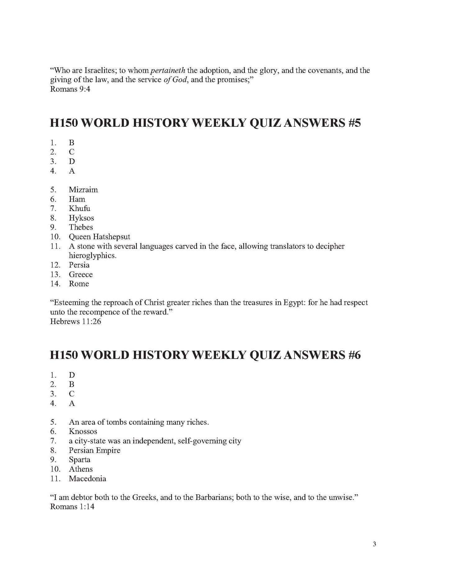 History Grade 10 - World History