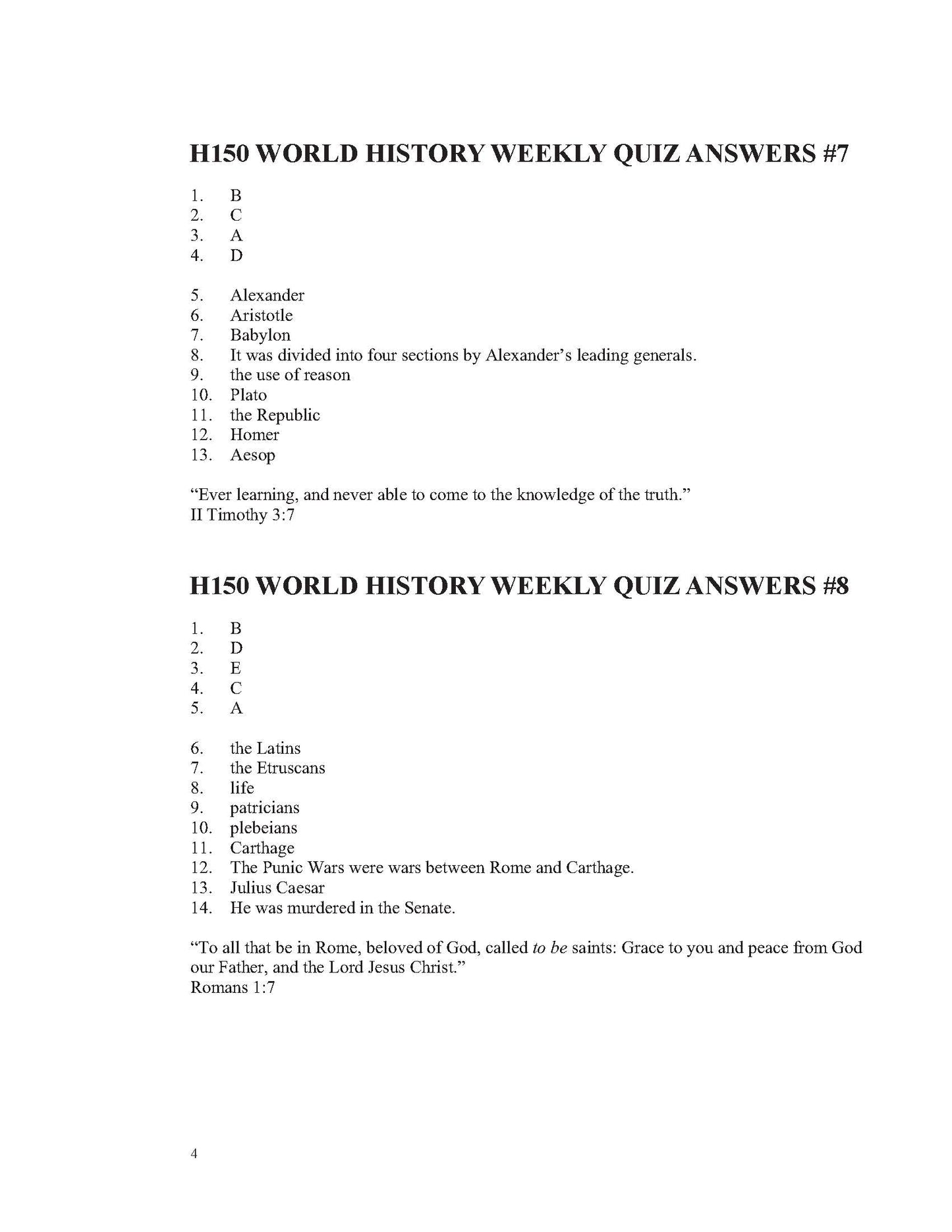 History Grade 10 - World History