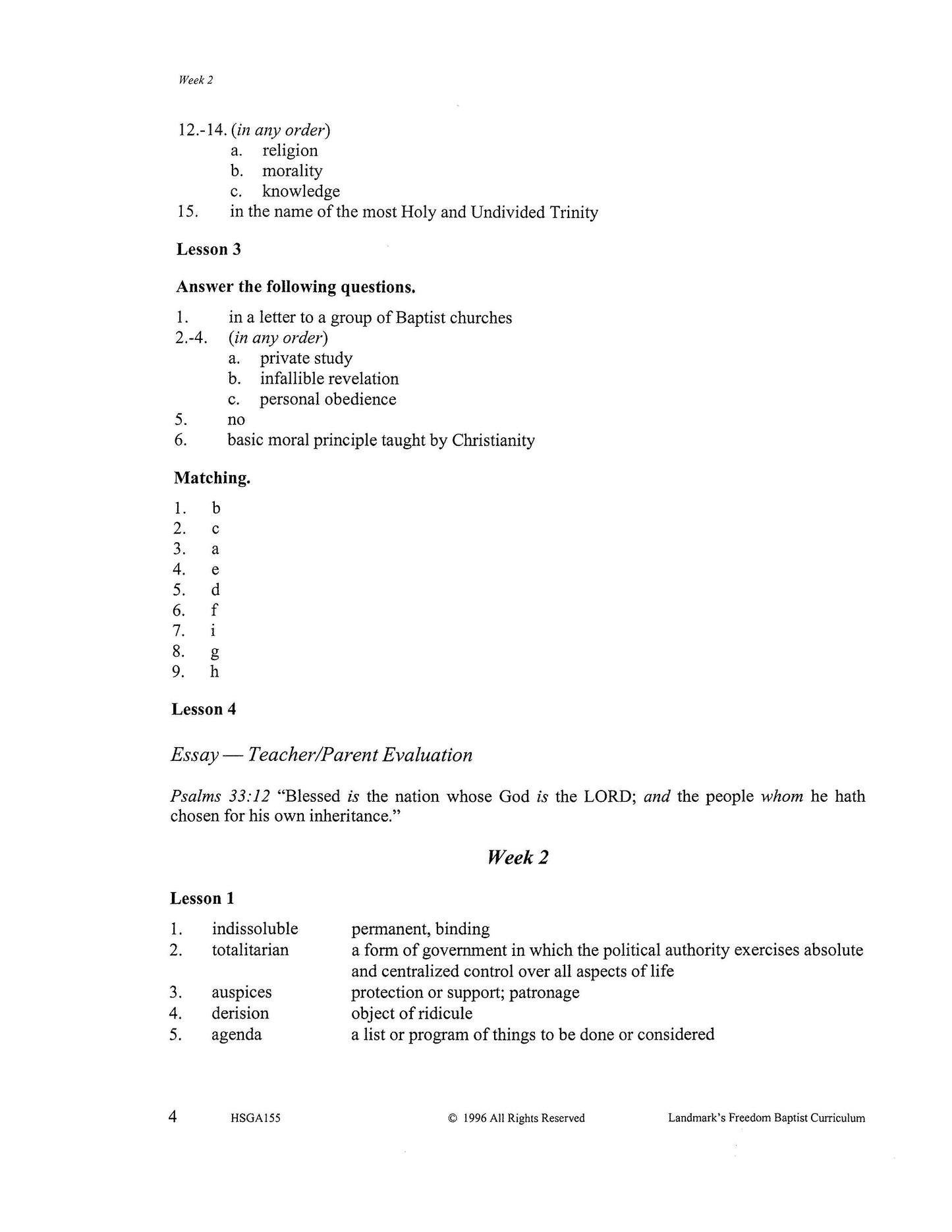 History Grade 11 - Culture War / Current Issues (ELECTIVE)