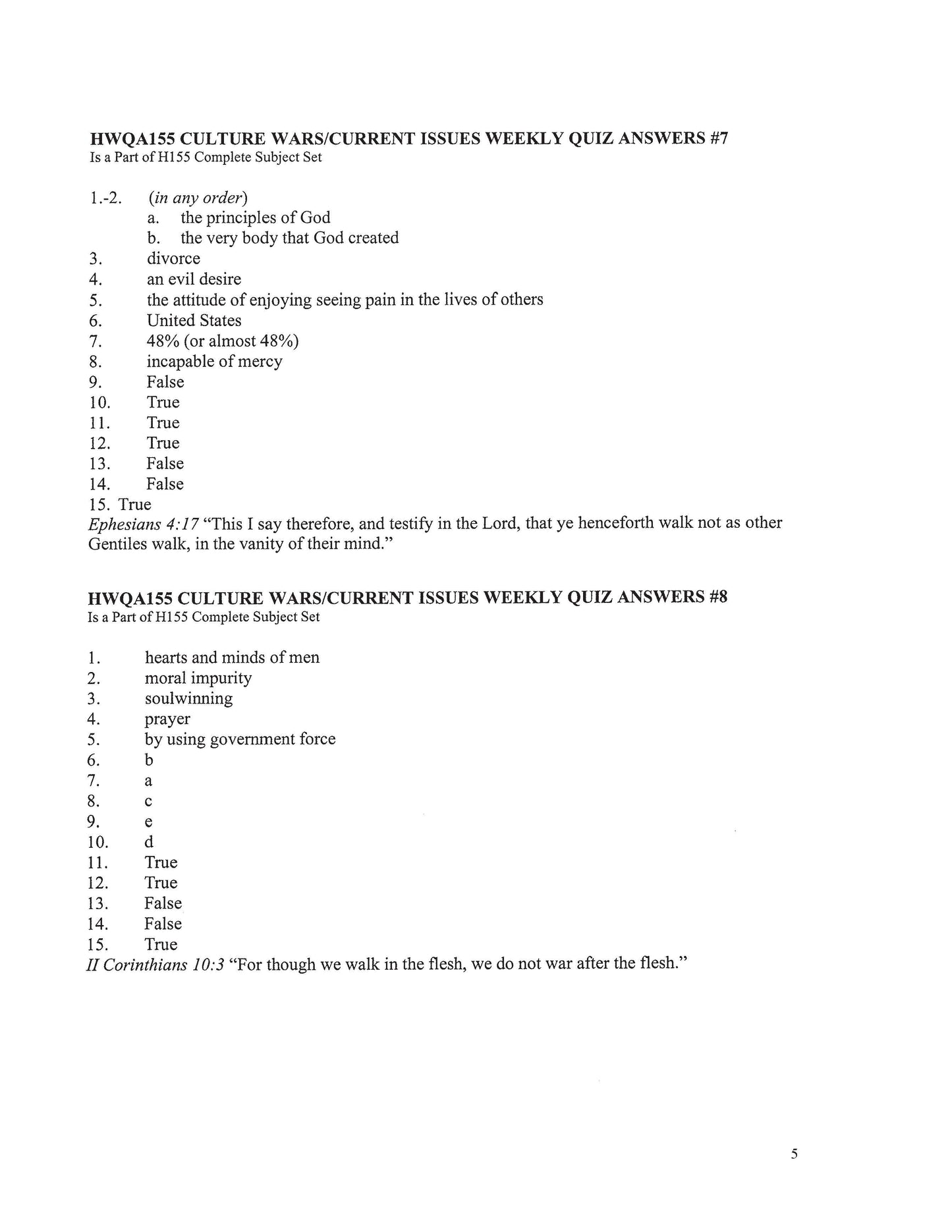 History Grade 11 - Culture War / Current Issues (ELECTIVE)