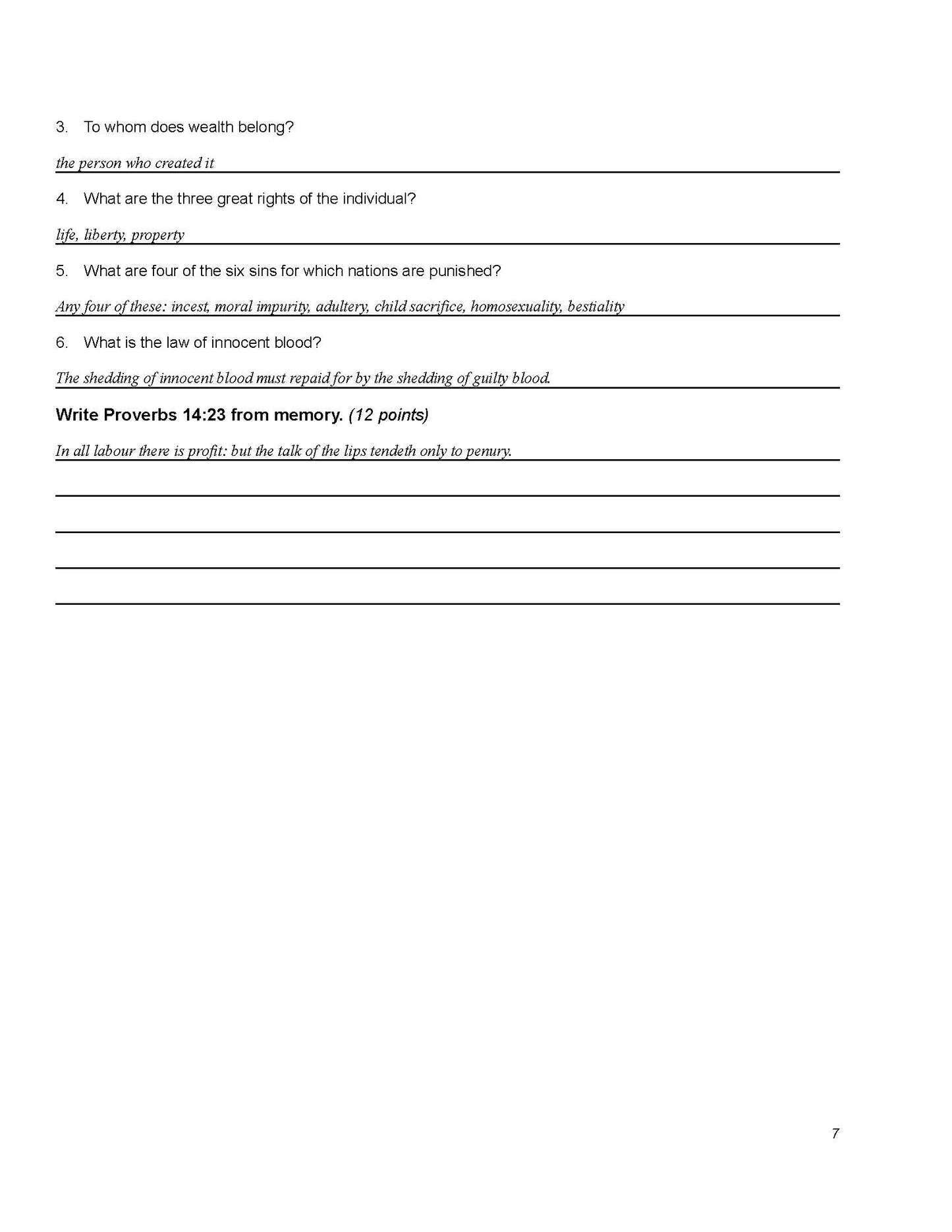 History Grade 12 - U.S. Government & Economics