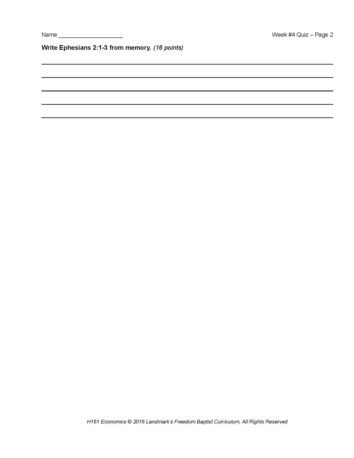 History Grade 12 - U.S. Government & Economics