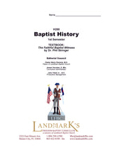 Load image into Gallery viewer, History Elective - Baptist History
