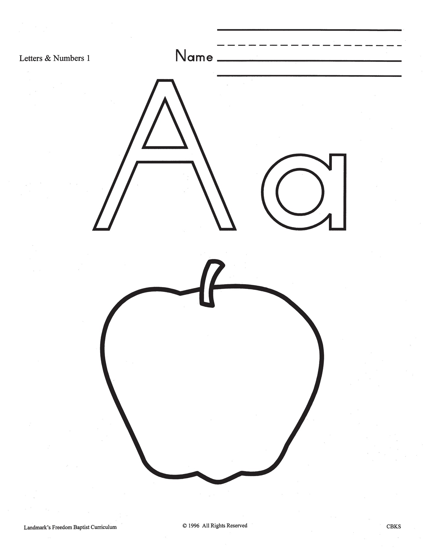 K5 Champion Baptist Kindergarten Student's Kit