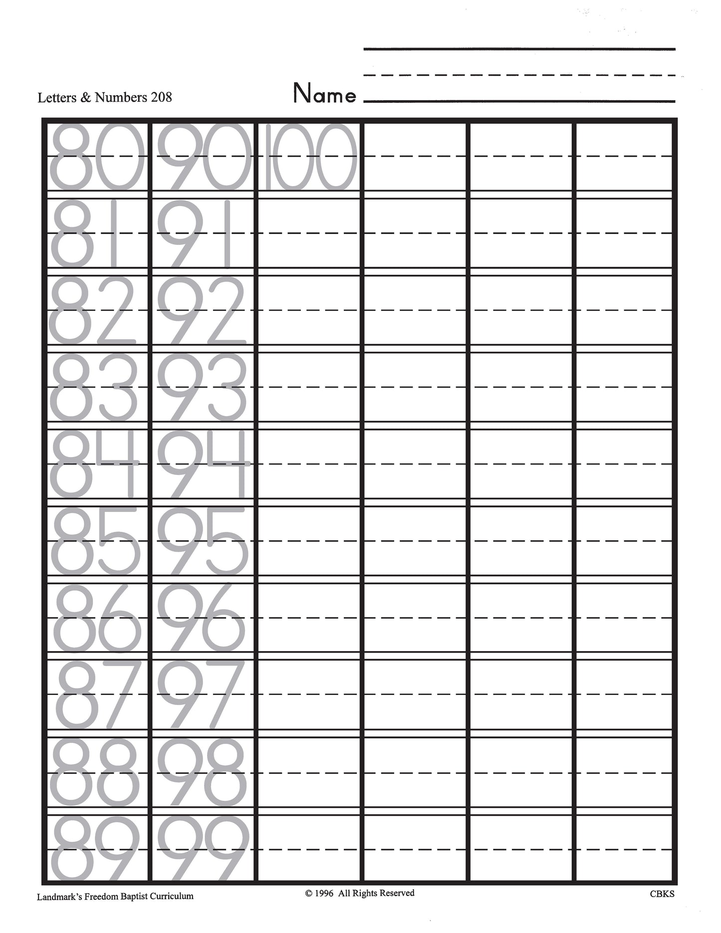 K5 Champion Baptist Kindergarten Student's Kit