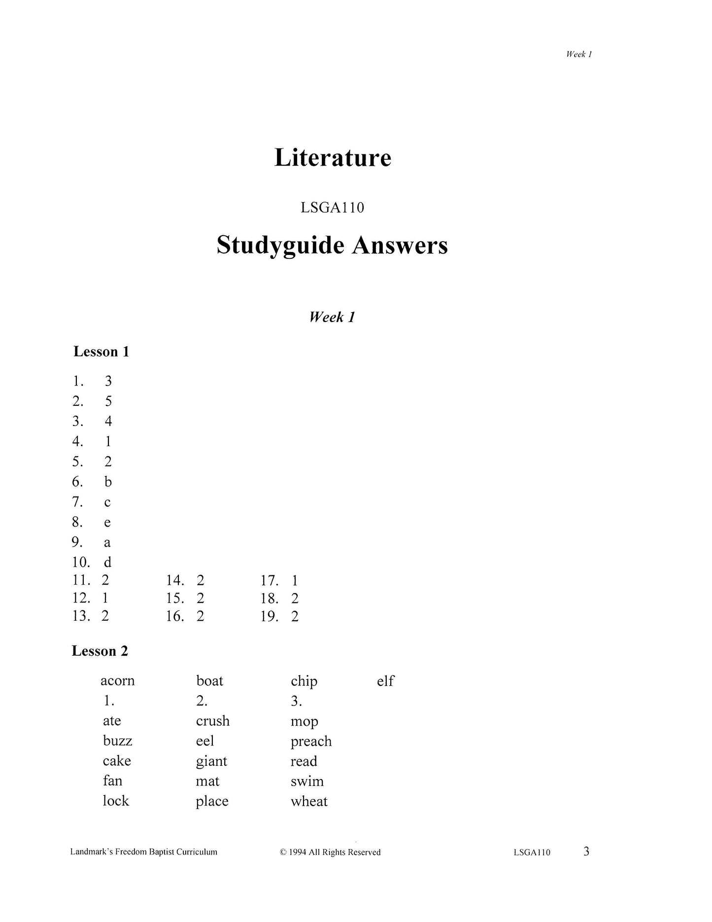 Literature Grade 02