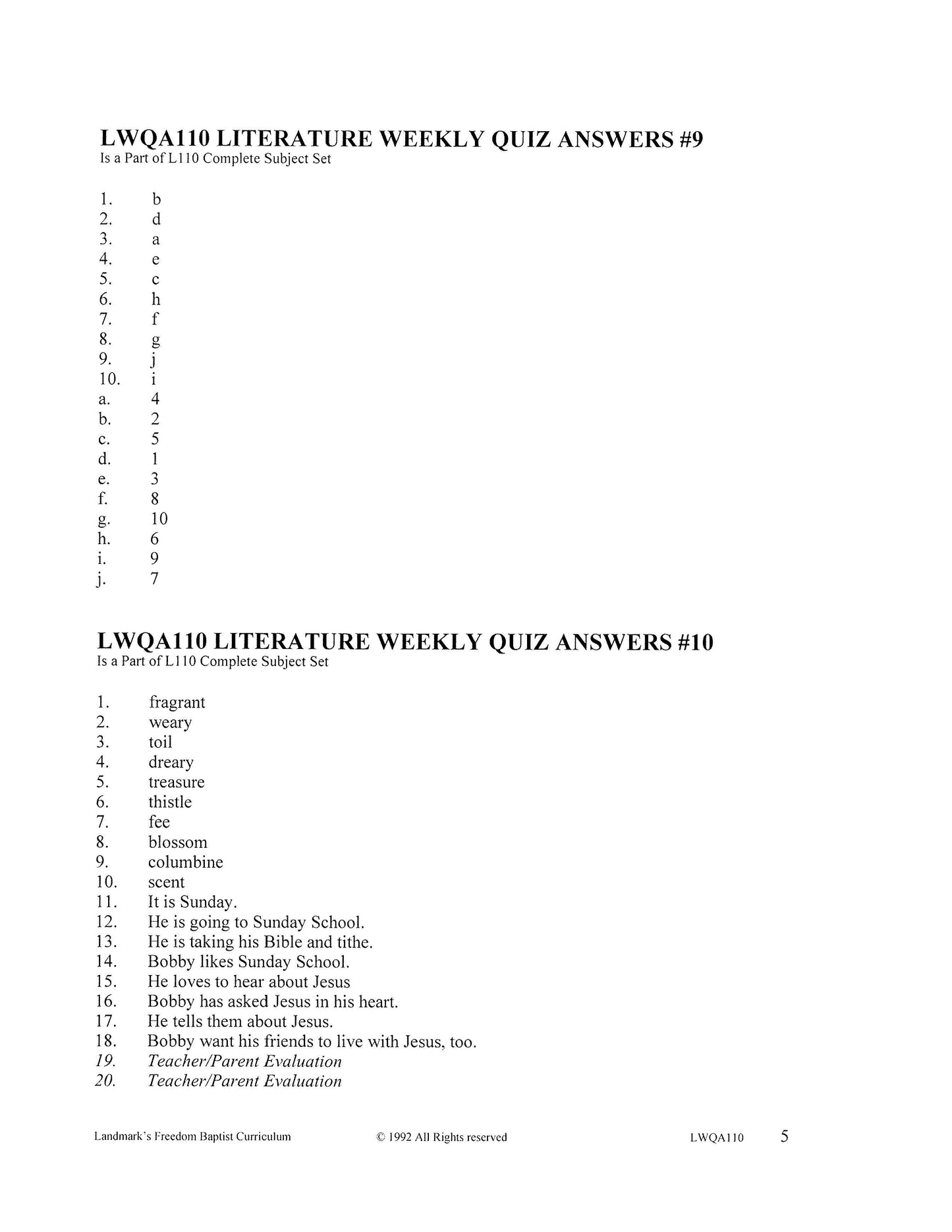 Literature Grade 02