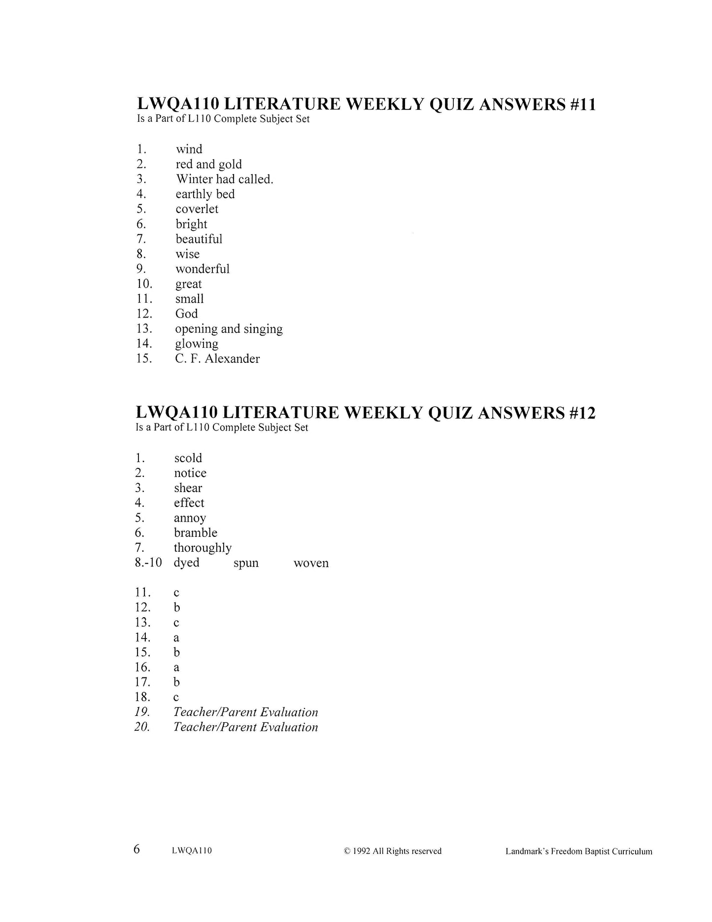 Literature Grade 02