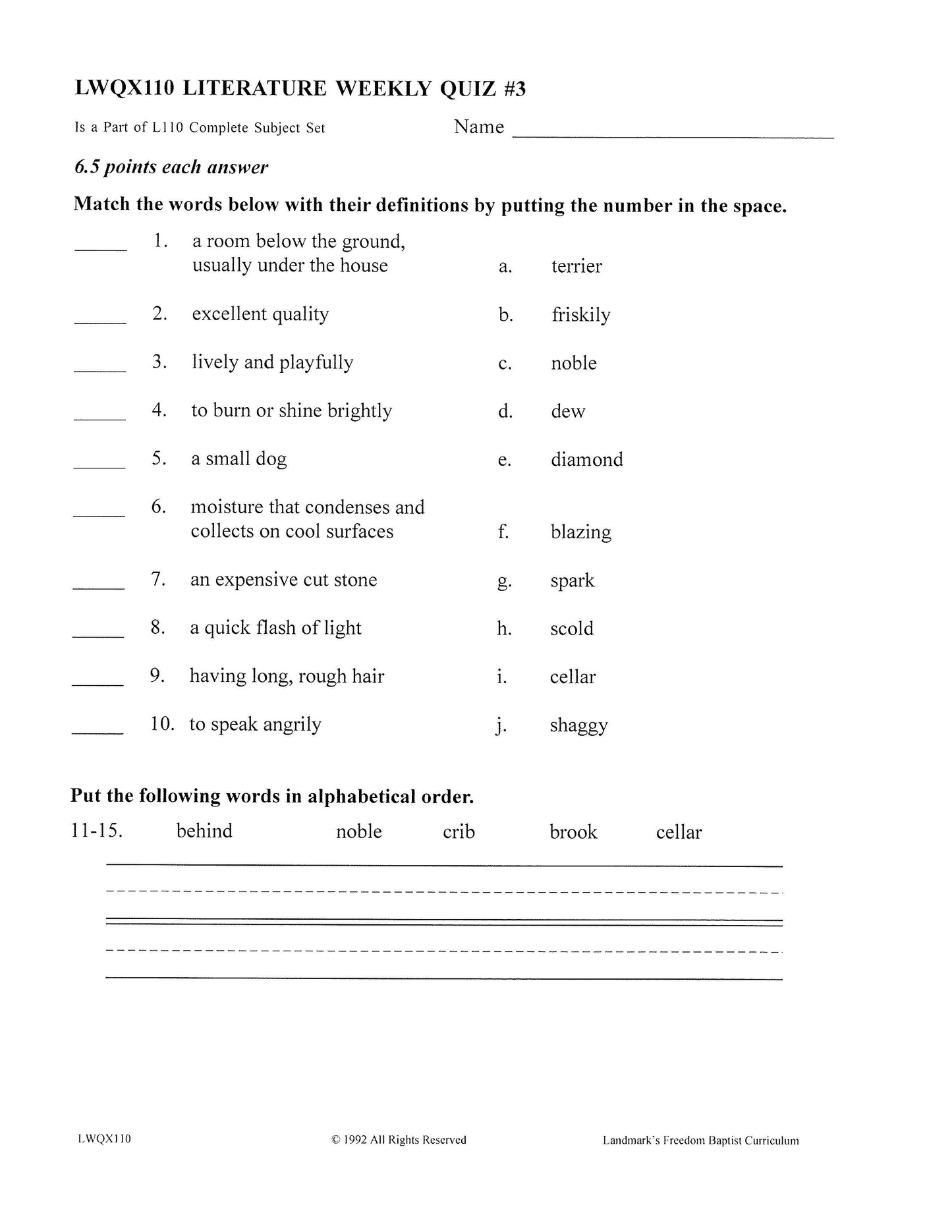 Literature Grade 02