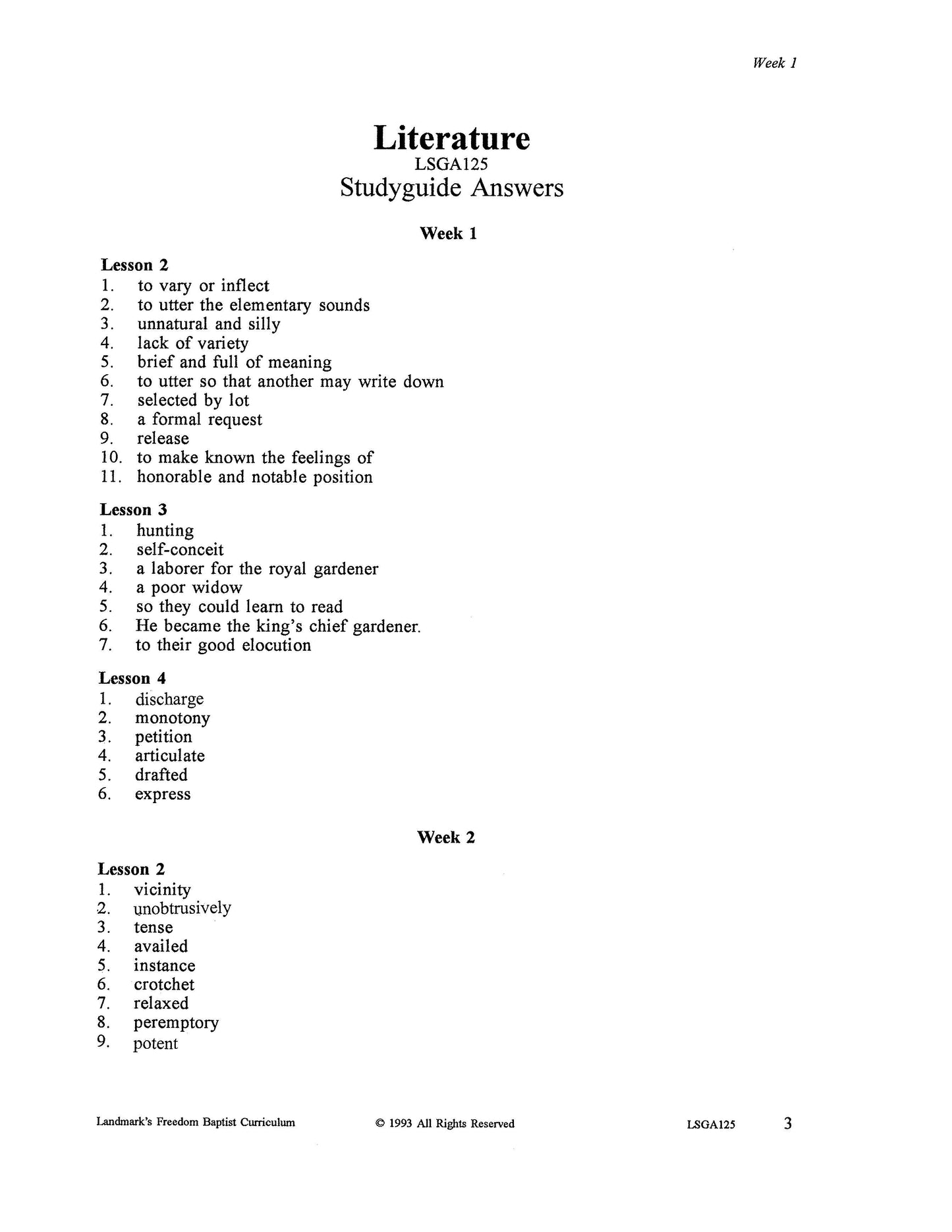 Literature Grade 05
