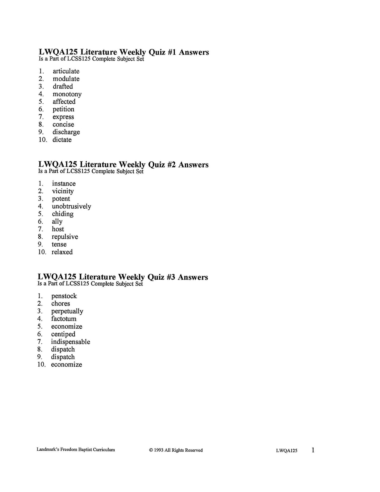 Literature Grade 05