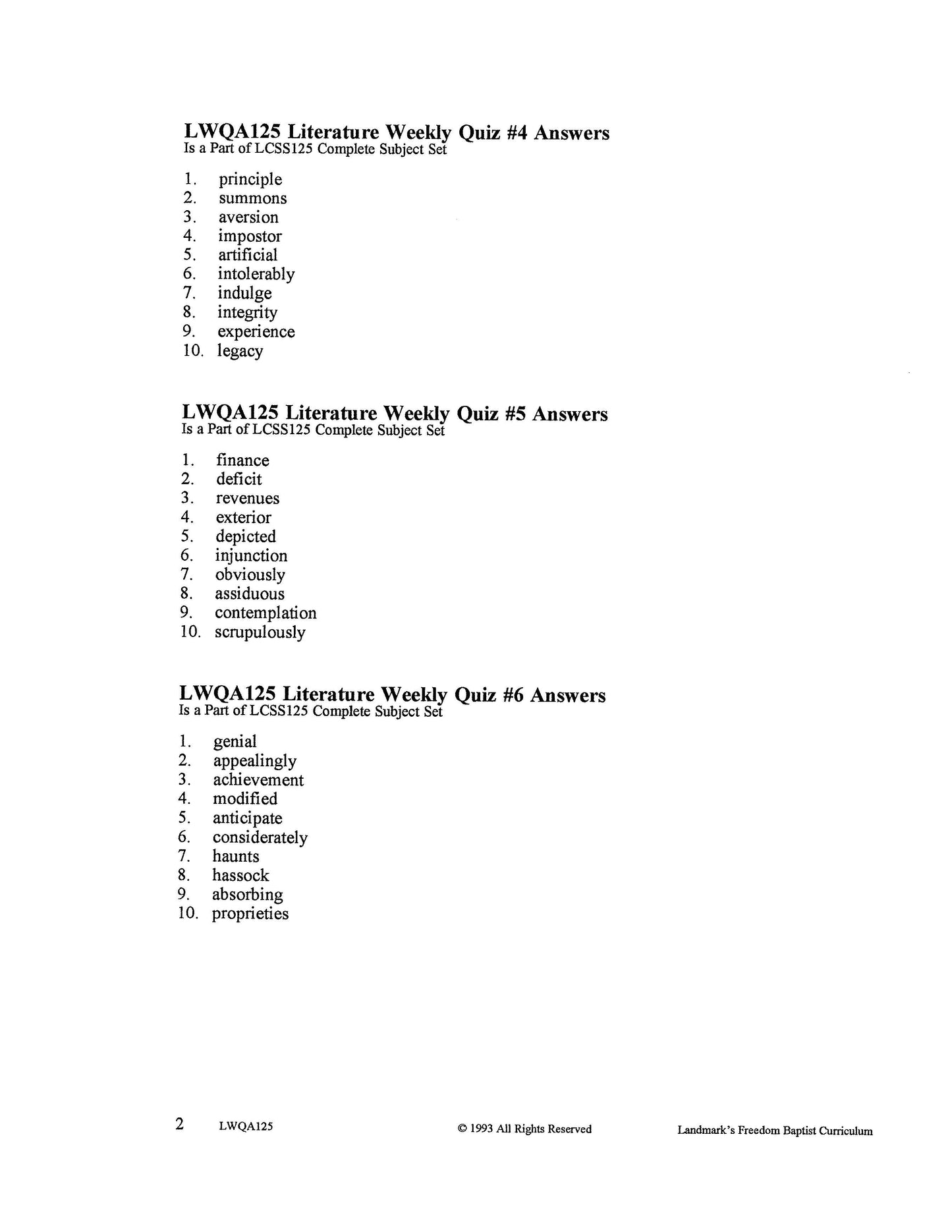 Literature Grade 05