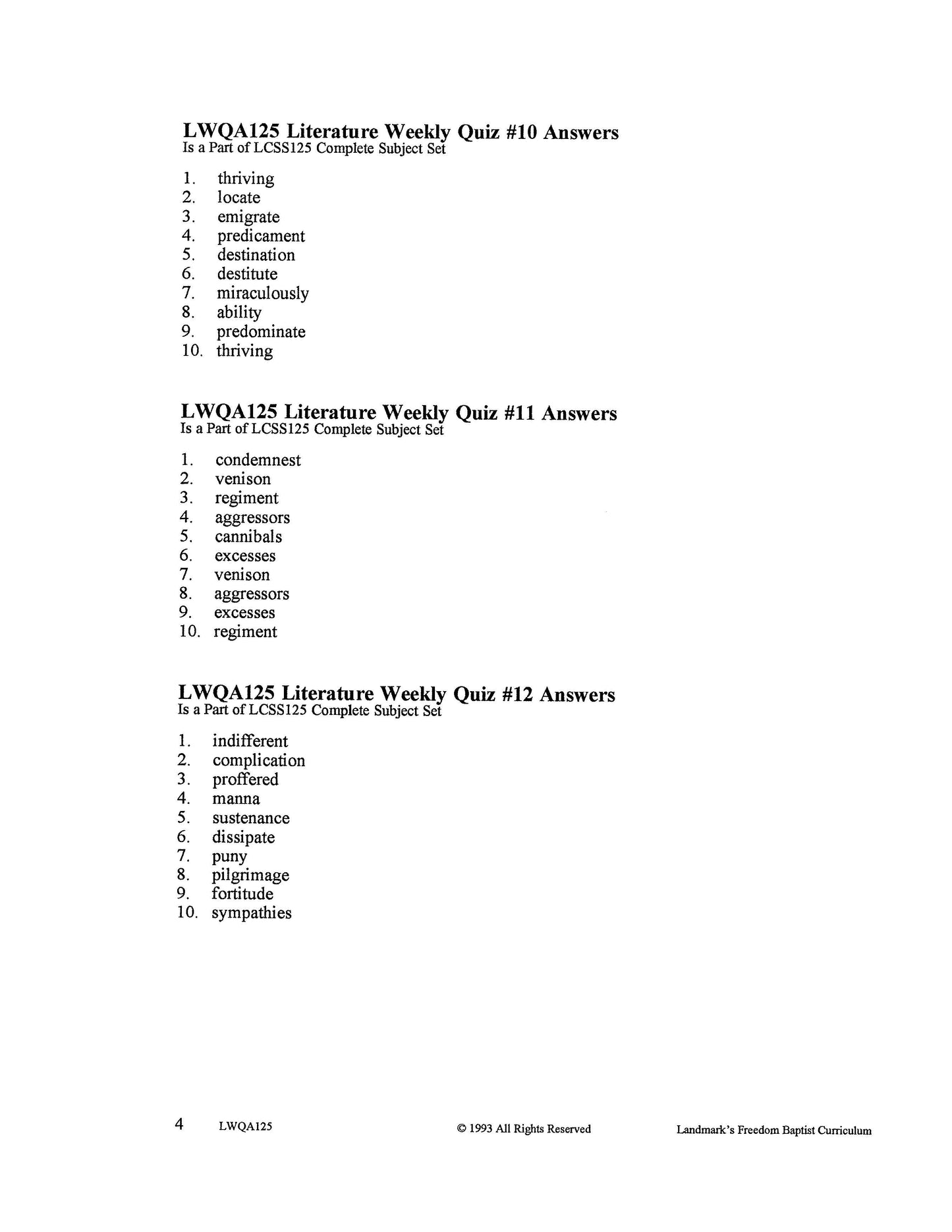 Literature Grade 05