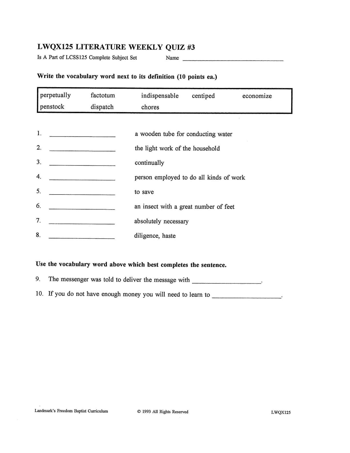 Literature Grade 05