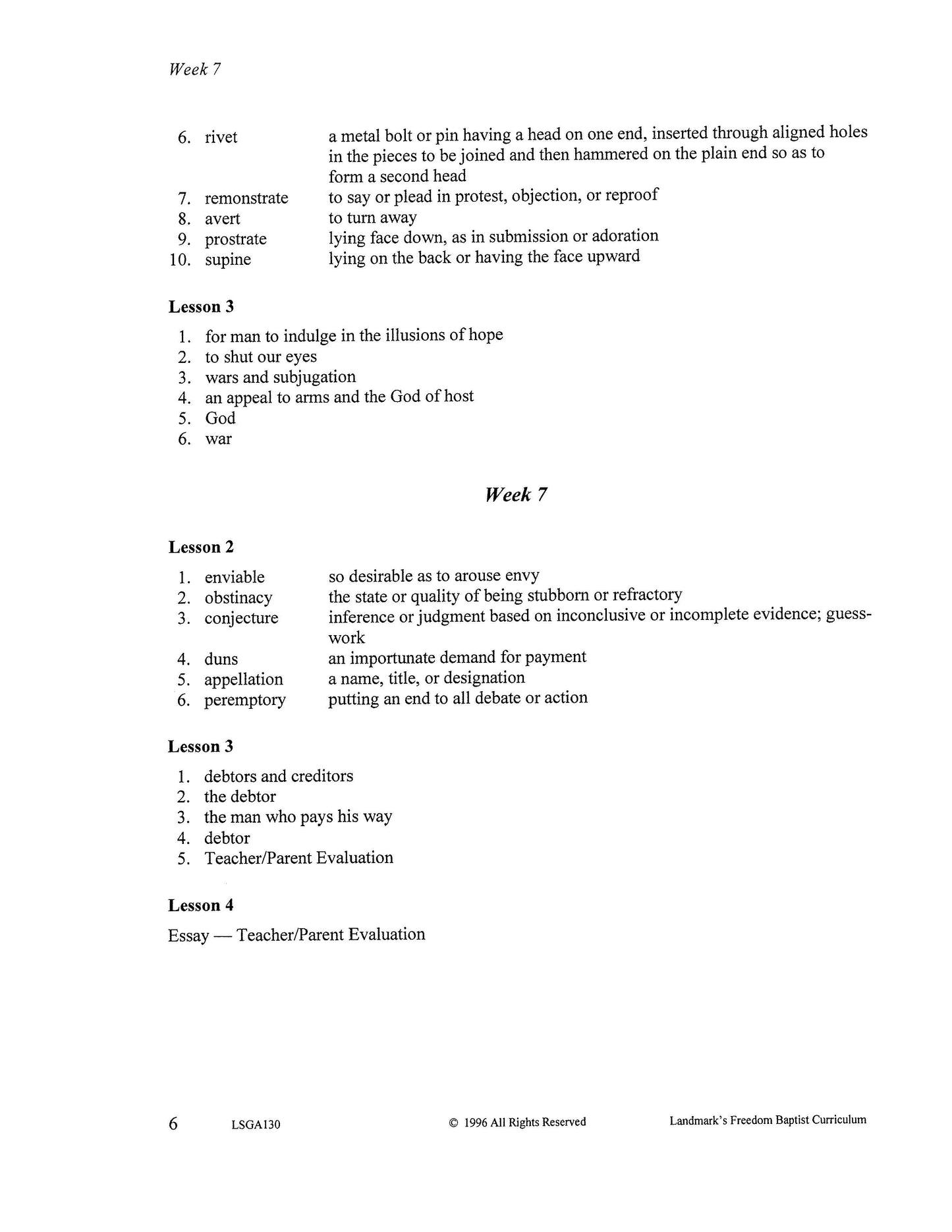 Literature Grade 06