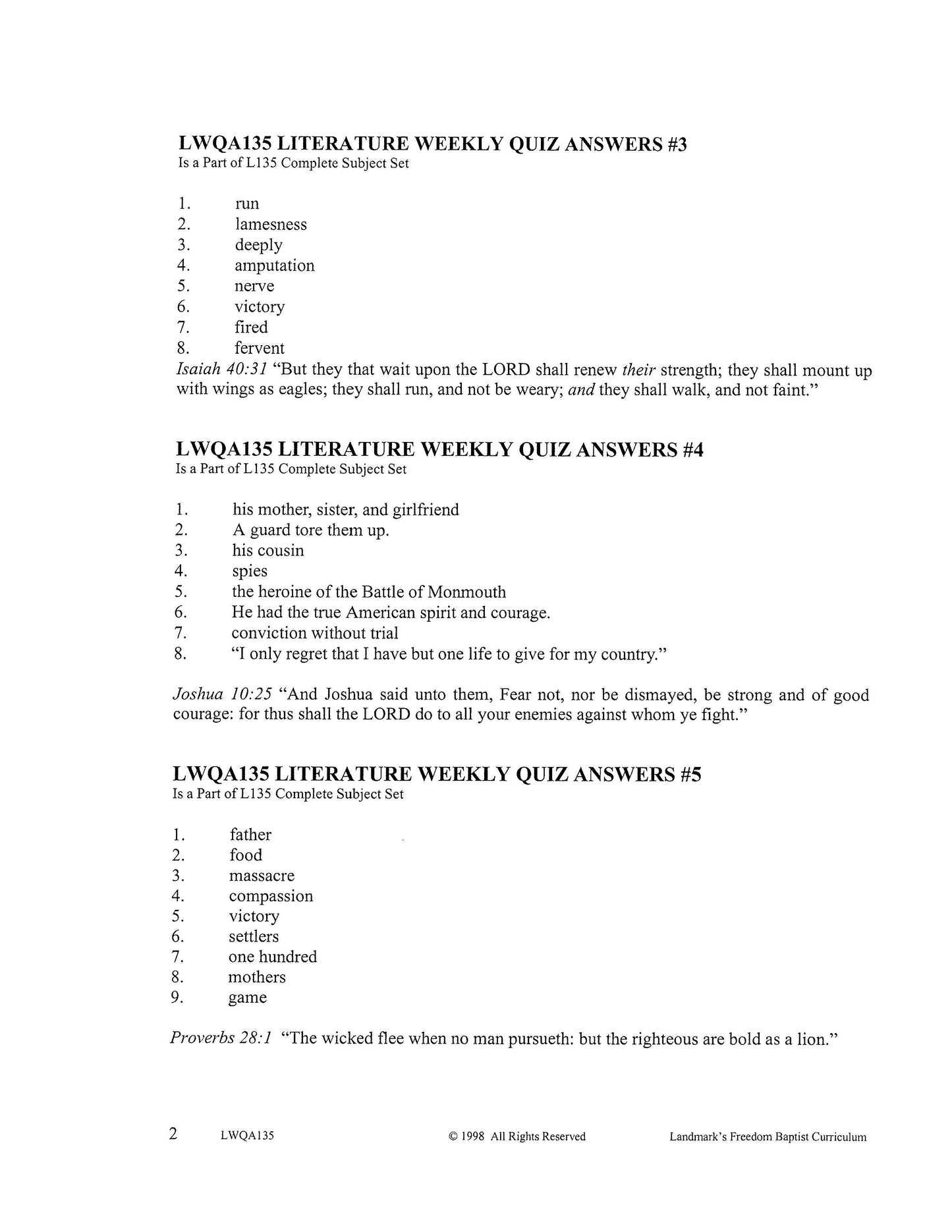 Literature Grade 07 - Character-Building Stories and Legends