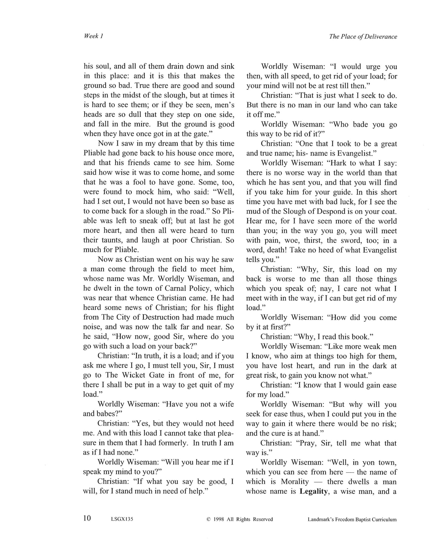 Literature Grade 07 - Character-Building Stories and Legends