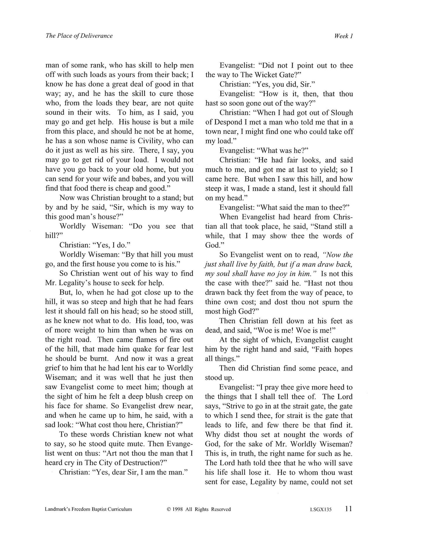 Literature Grade 07 - Character-Building Stories and Legends