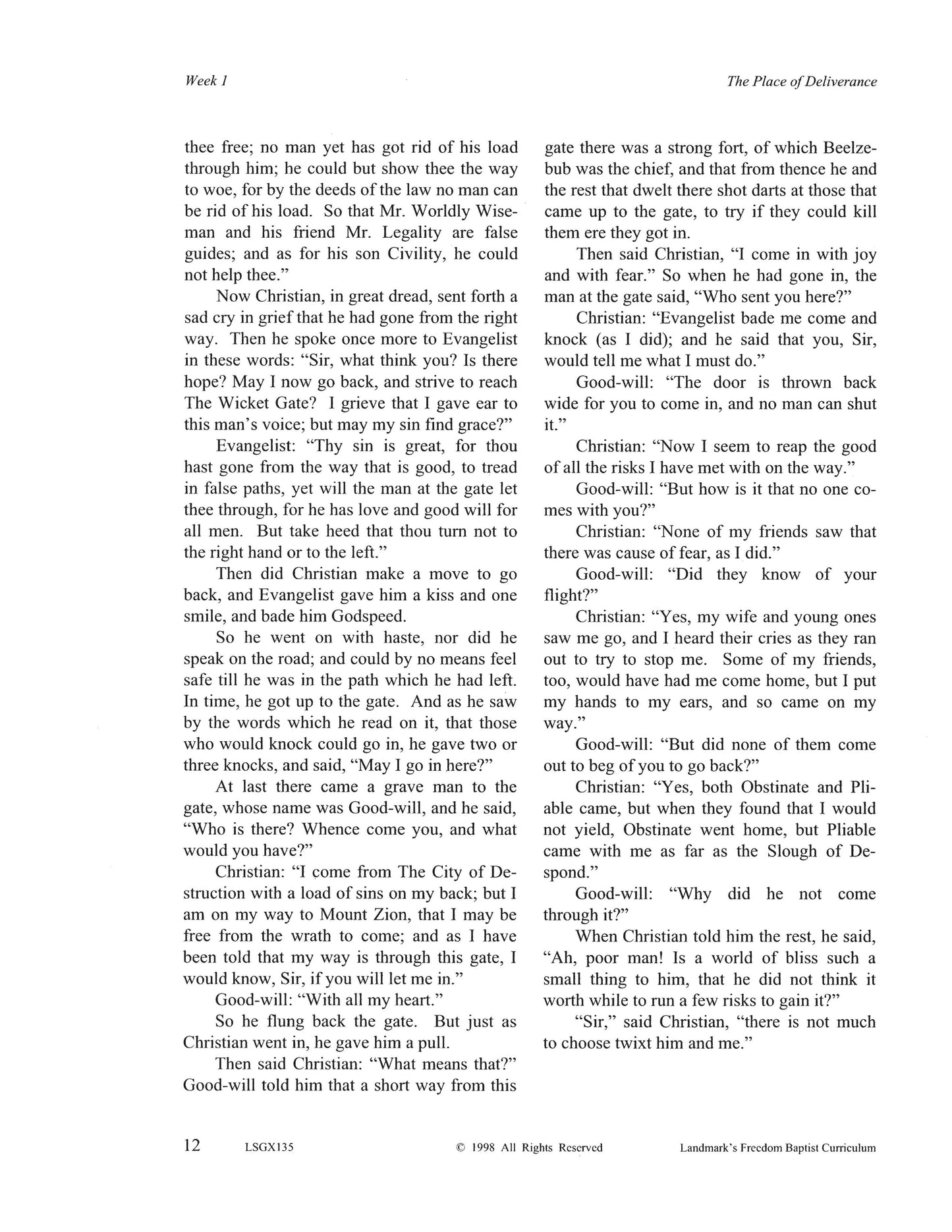 Literature Grade 07 - Character-Building Stories and Legends