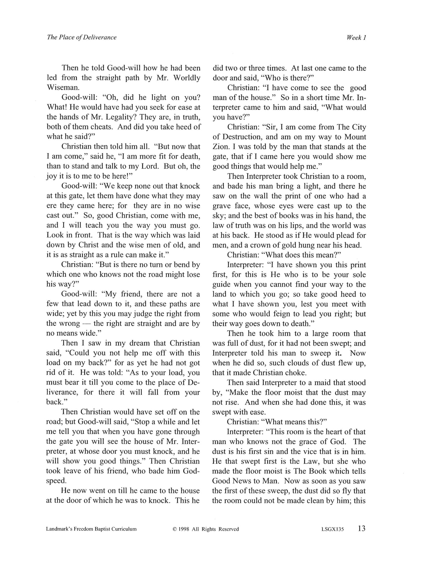 Literature Grade 07 - Character-Building Stories and Legends