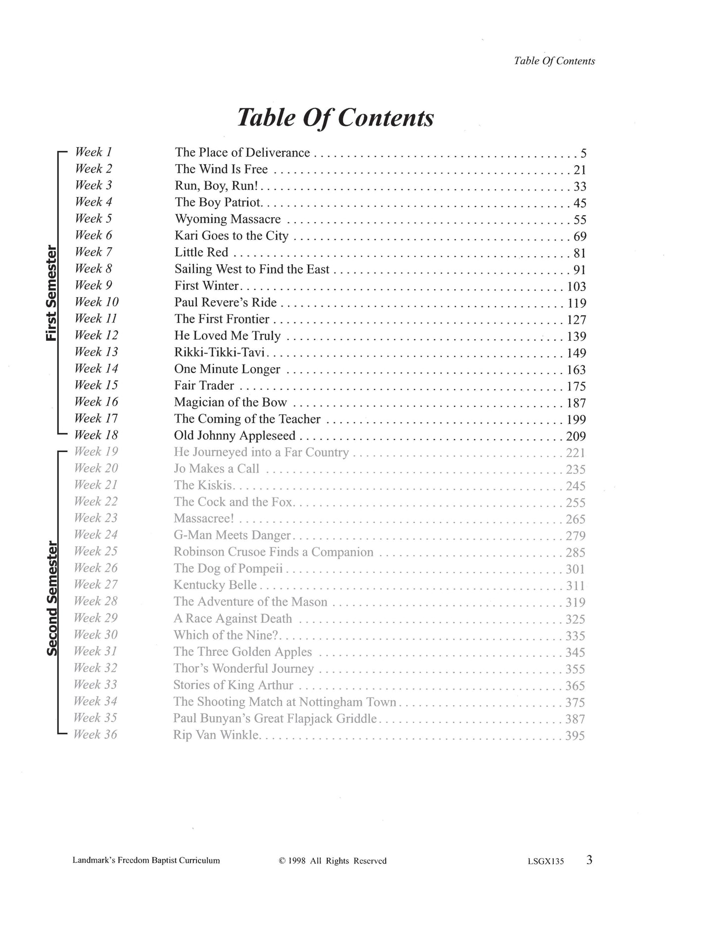 Literature Grade 07 - Character-Building Stories and Legends