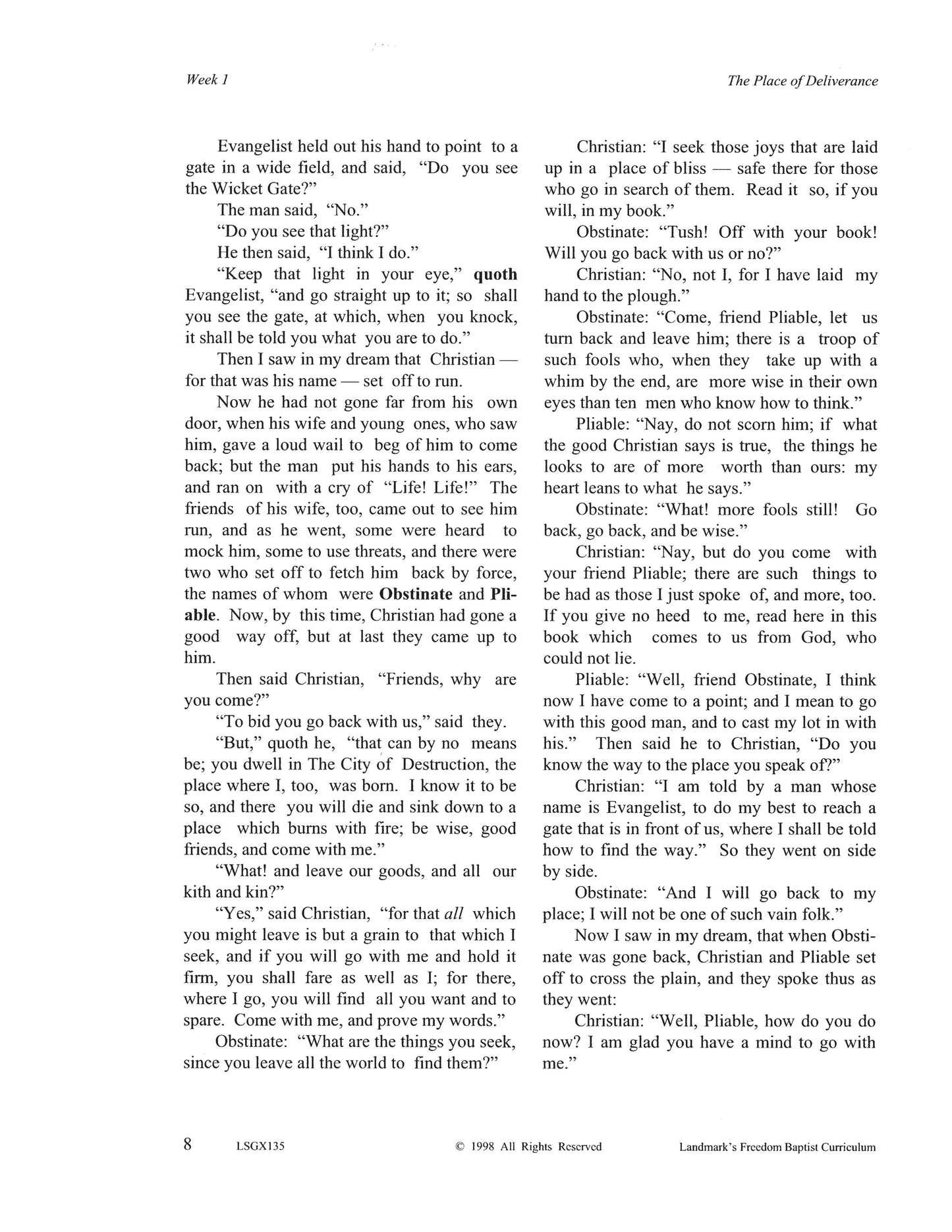 Literature Grade 07 - Character-Building Stories and Legends