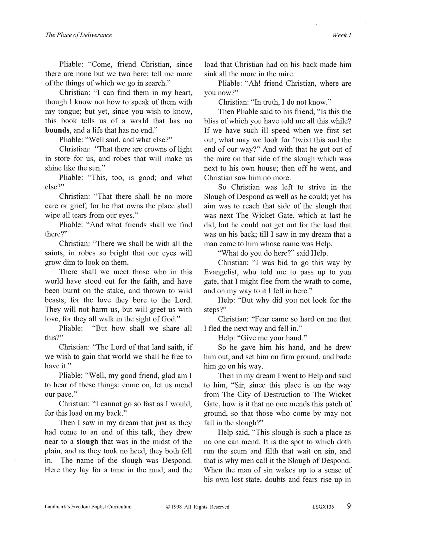 Literature Grade 07 - Character-Building Stories and Legends