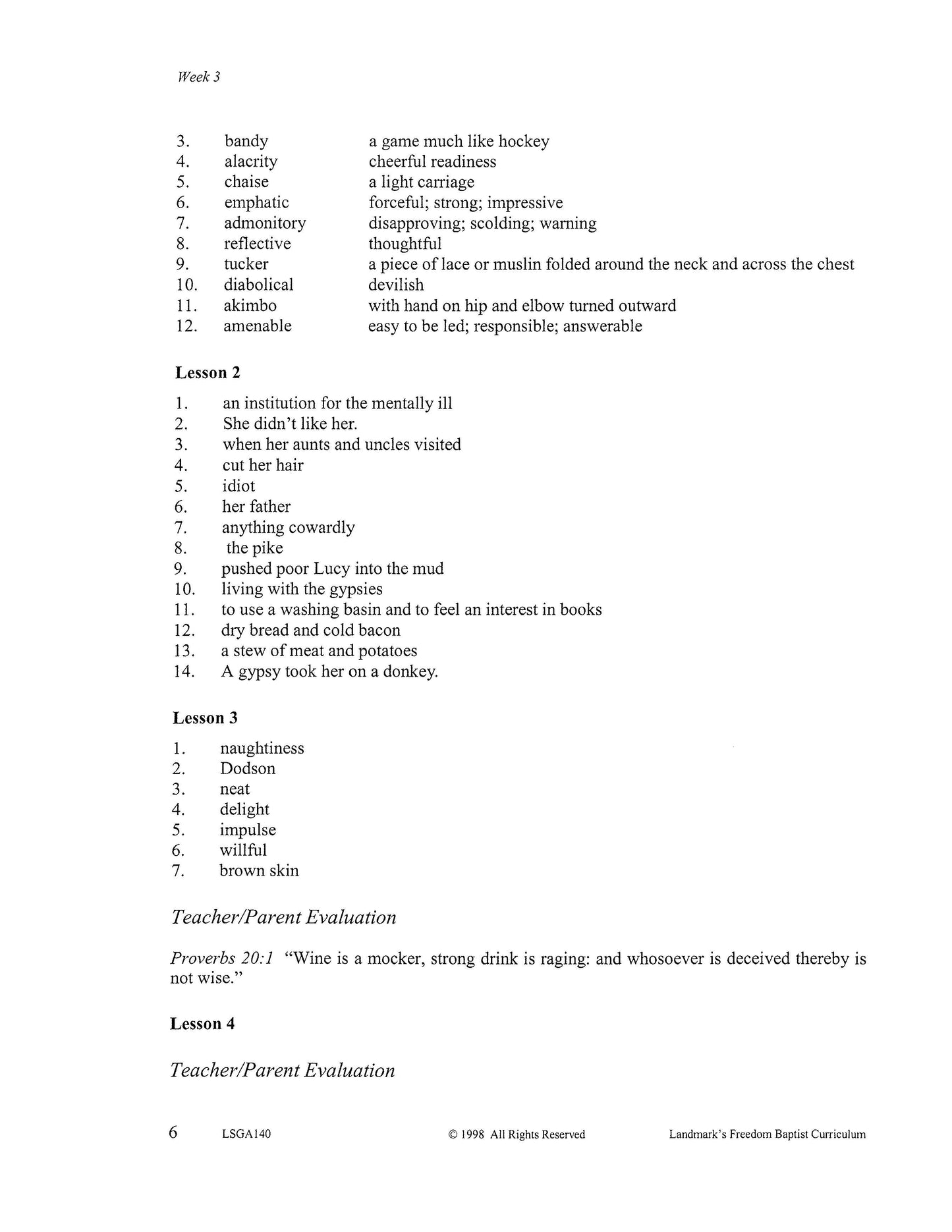 Literature Grade 08 - Character-Building Biographies
