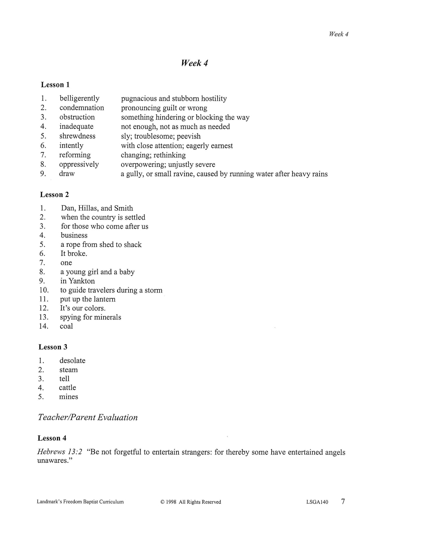 Literature Grade 08 - Character-Building Biographies