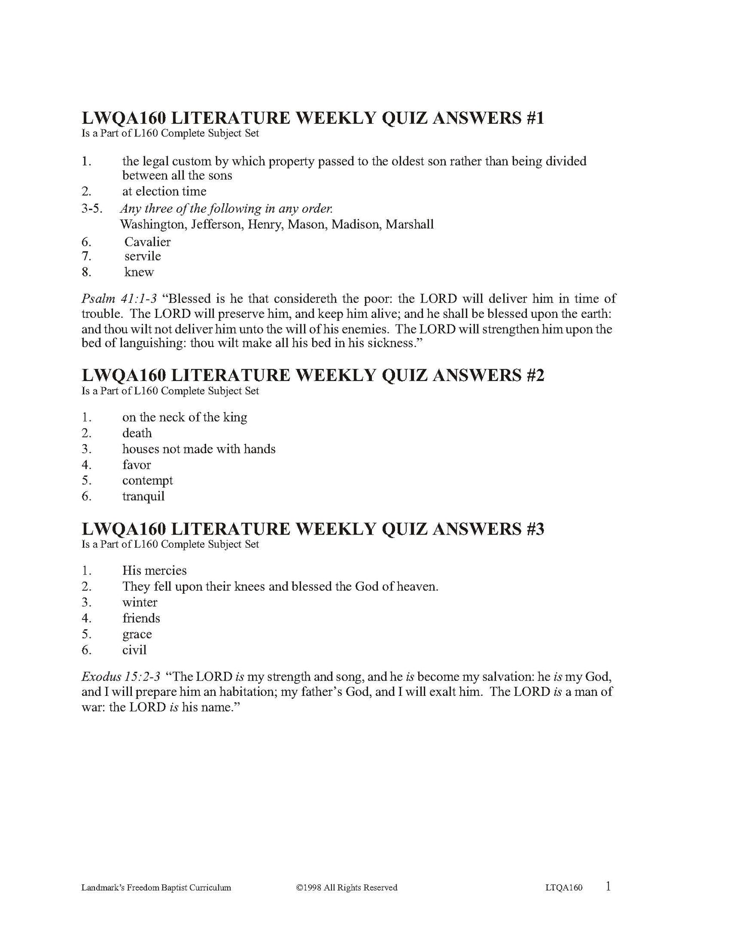 Literature Grade 12 - Literature Classics (ELECTIVE)
