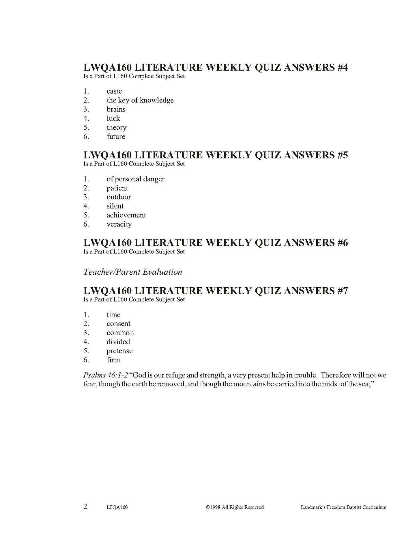 Literature Grade 12 - Literature Classics (ELECTIVE)