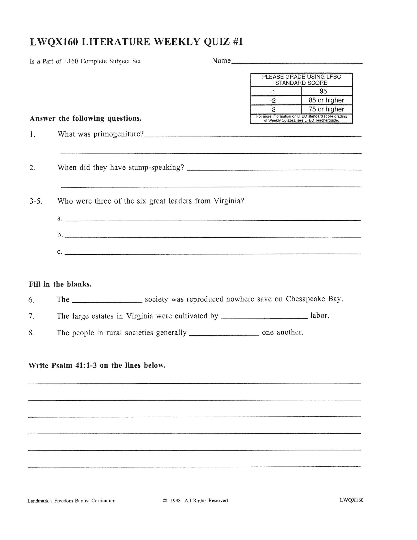 Literature Grade 12 - Literature Classics (ELECTIVE)