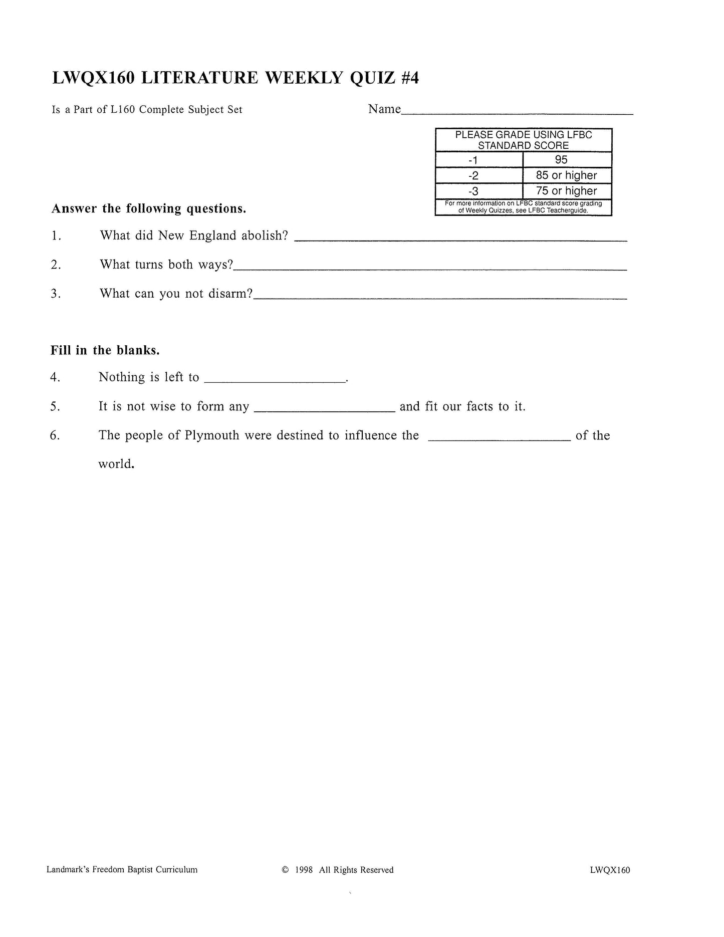 Literature Grade 12 - Literature Classics (ELECTIVE)