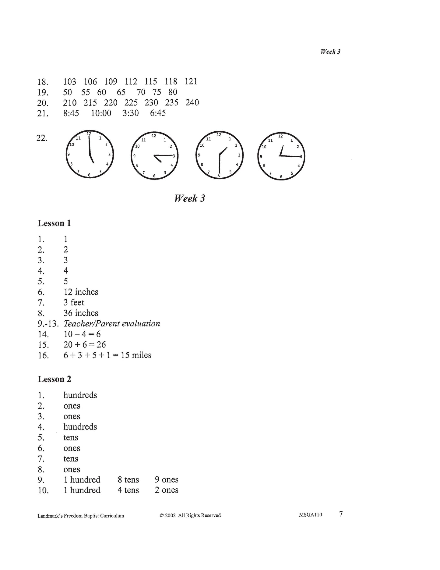 Math Grade 02