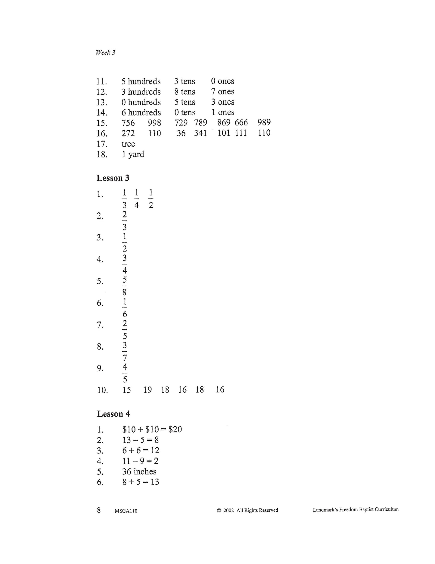 Math Grade 02