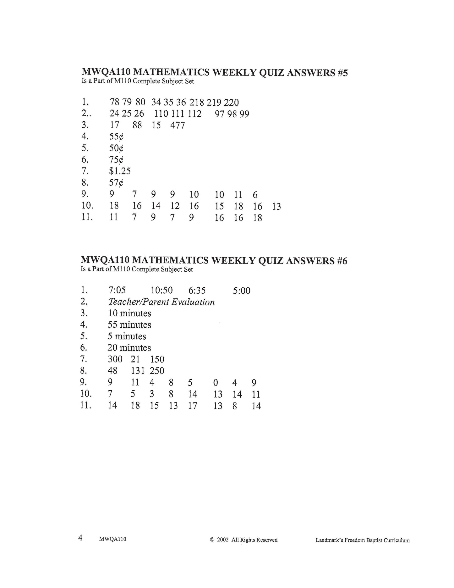 Math Grade 02