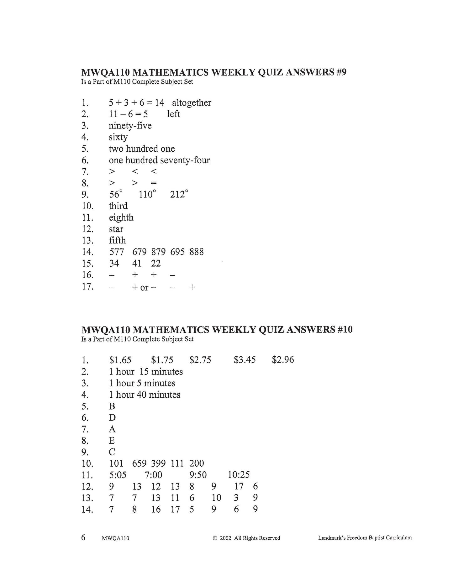 Math Grade 02