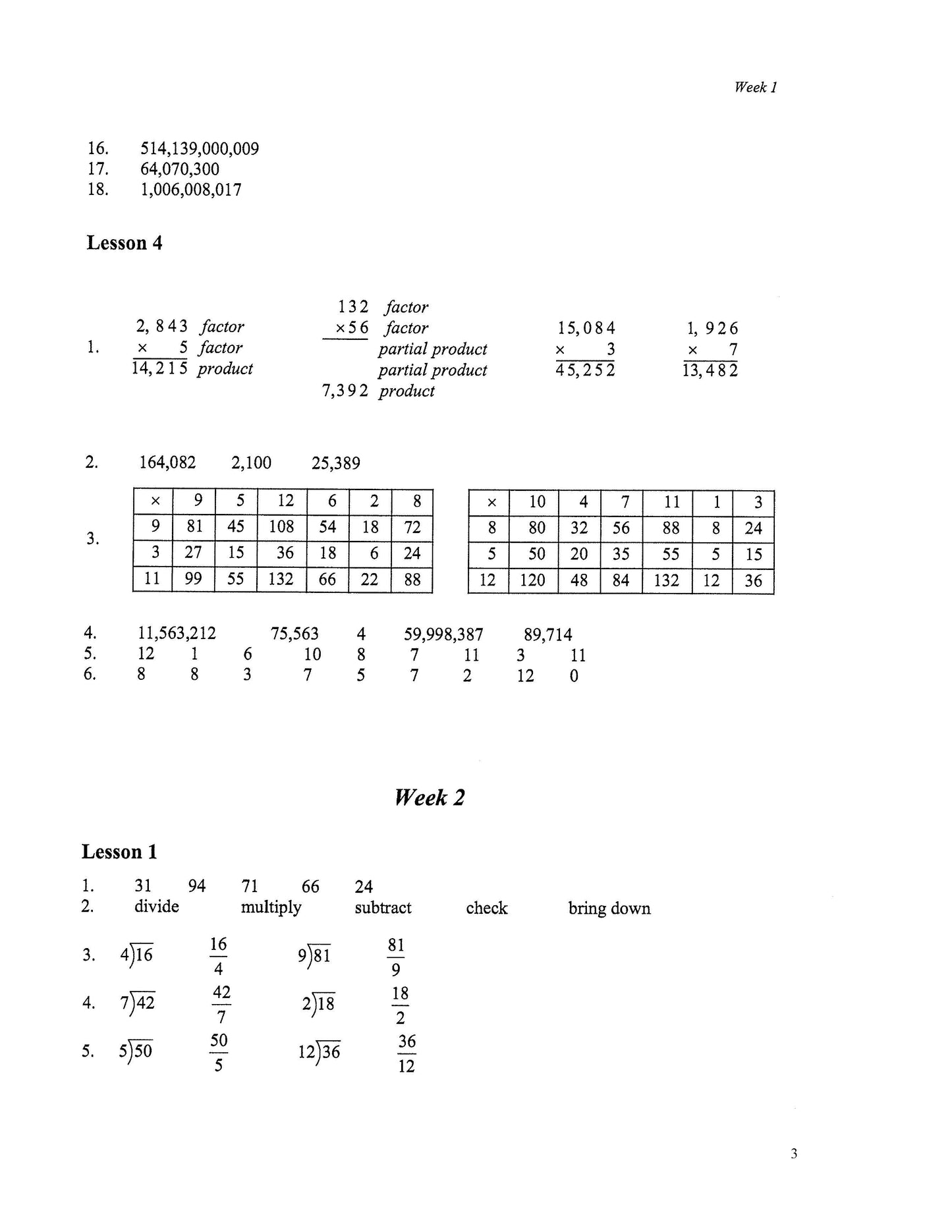 Math Grade 05