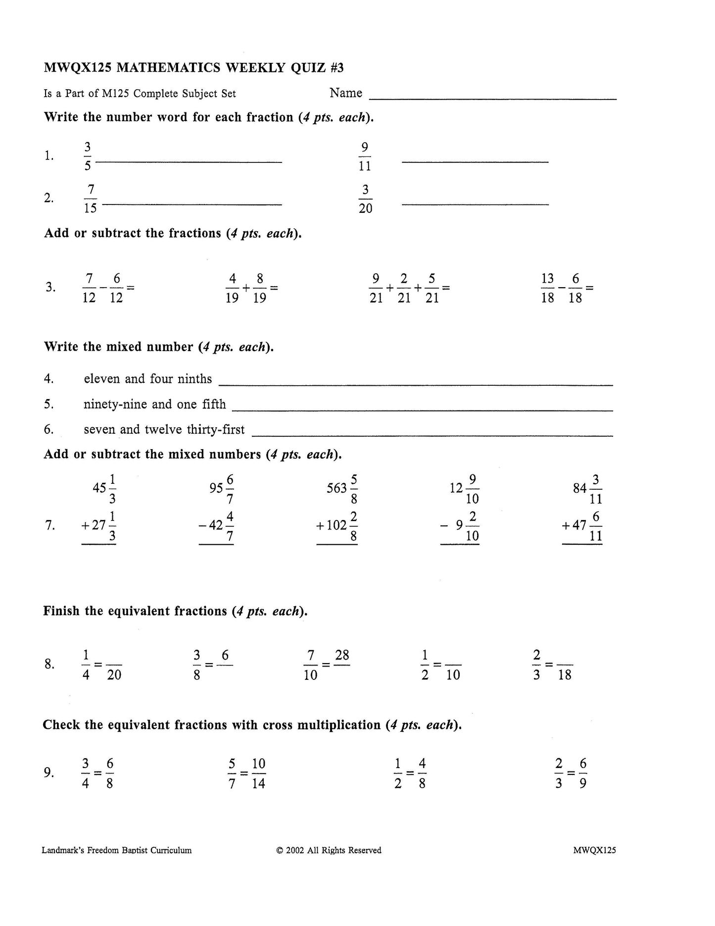 Math Grade 05
