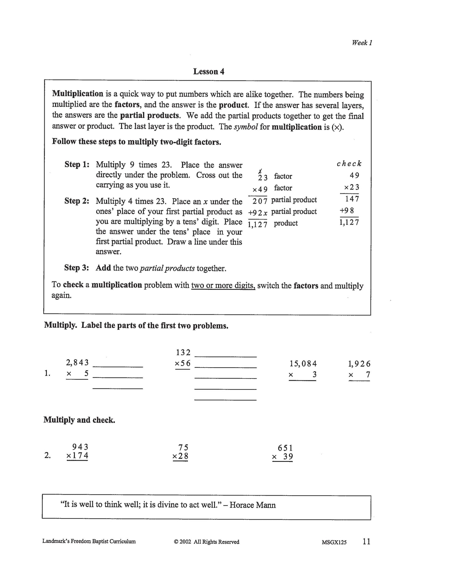 Math Grade 05