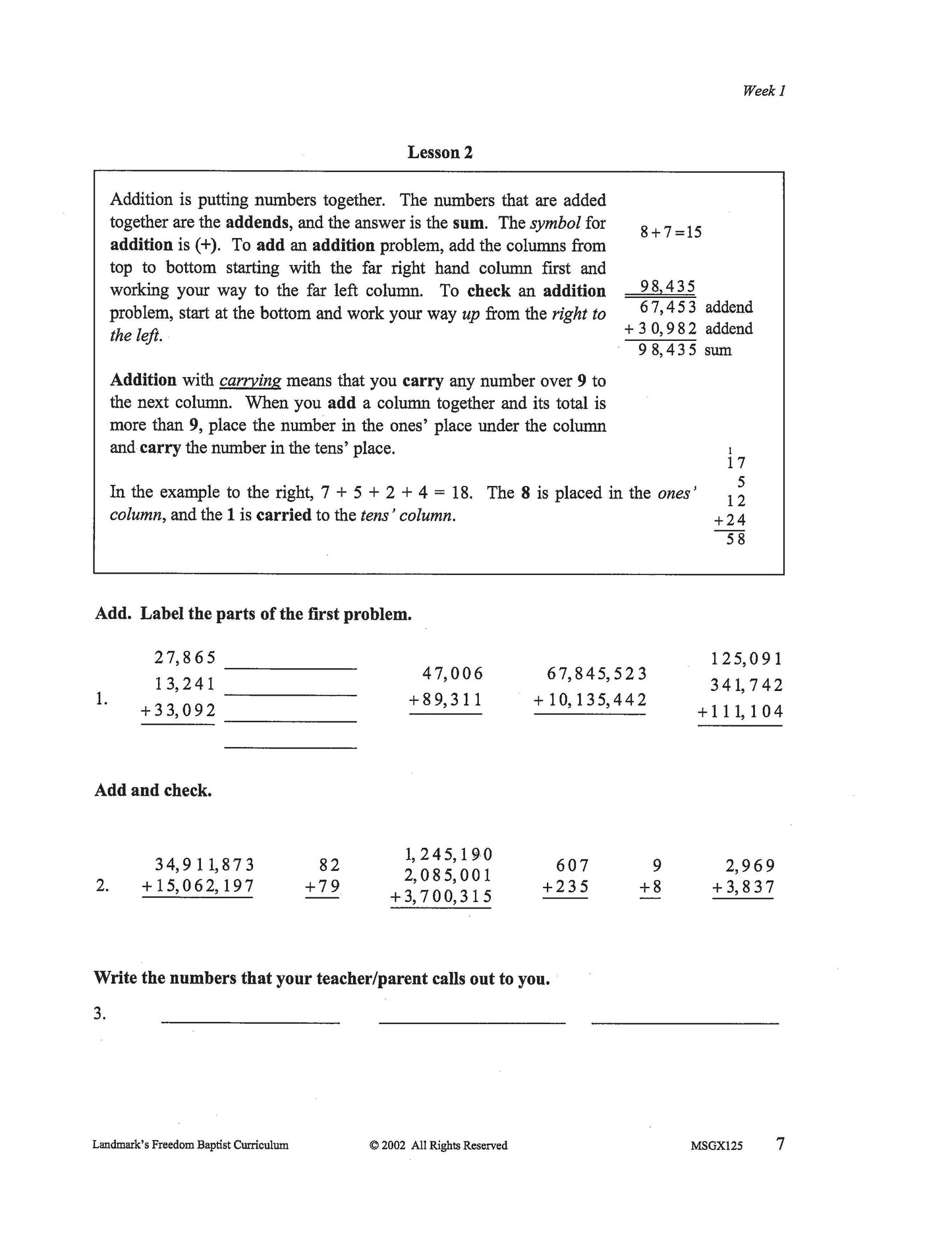 Math Grade 05