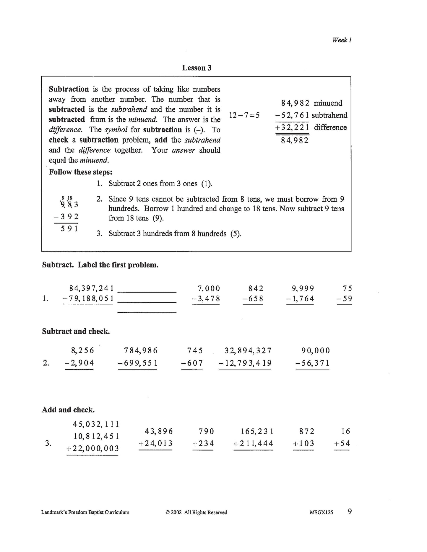 Math Grade 05