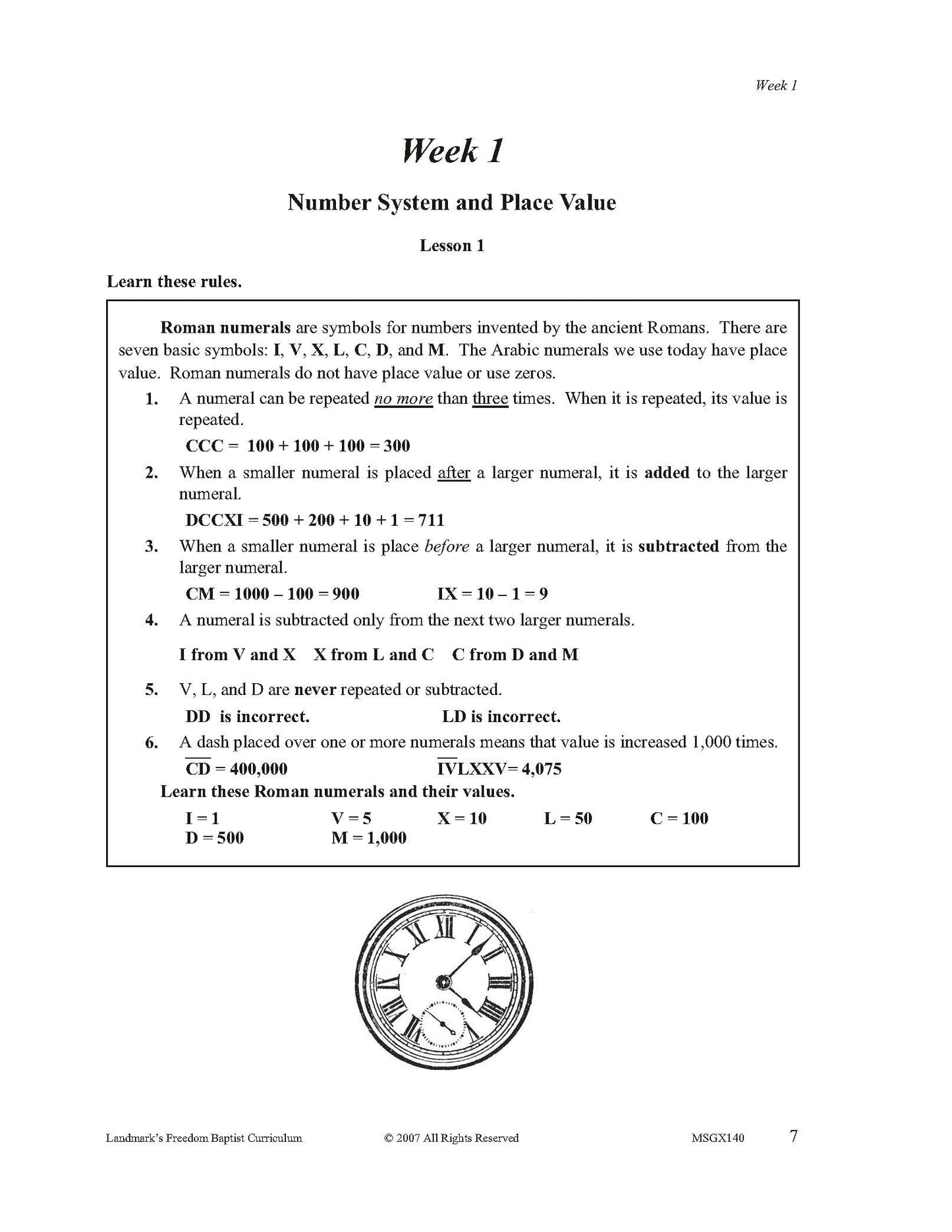 Math Grade 08 - Math Foundations / Pre-Algebra