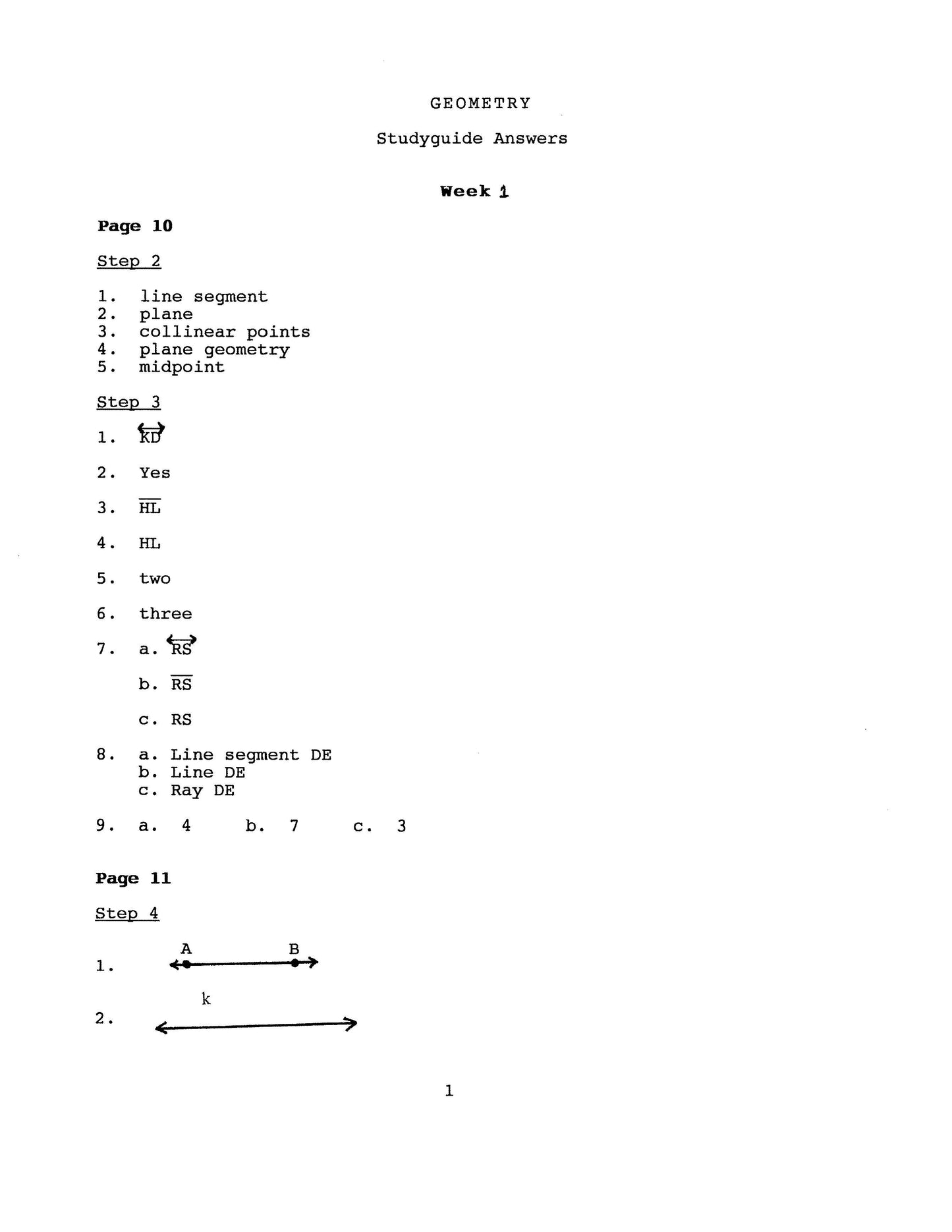 Math Grade 10 - Geometry