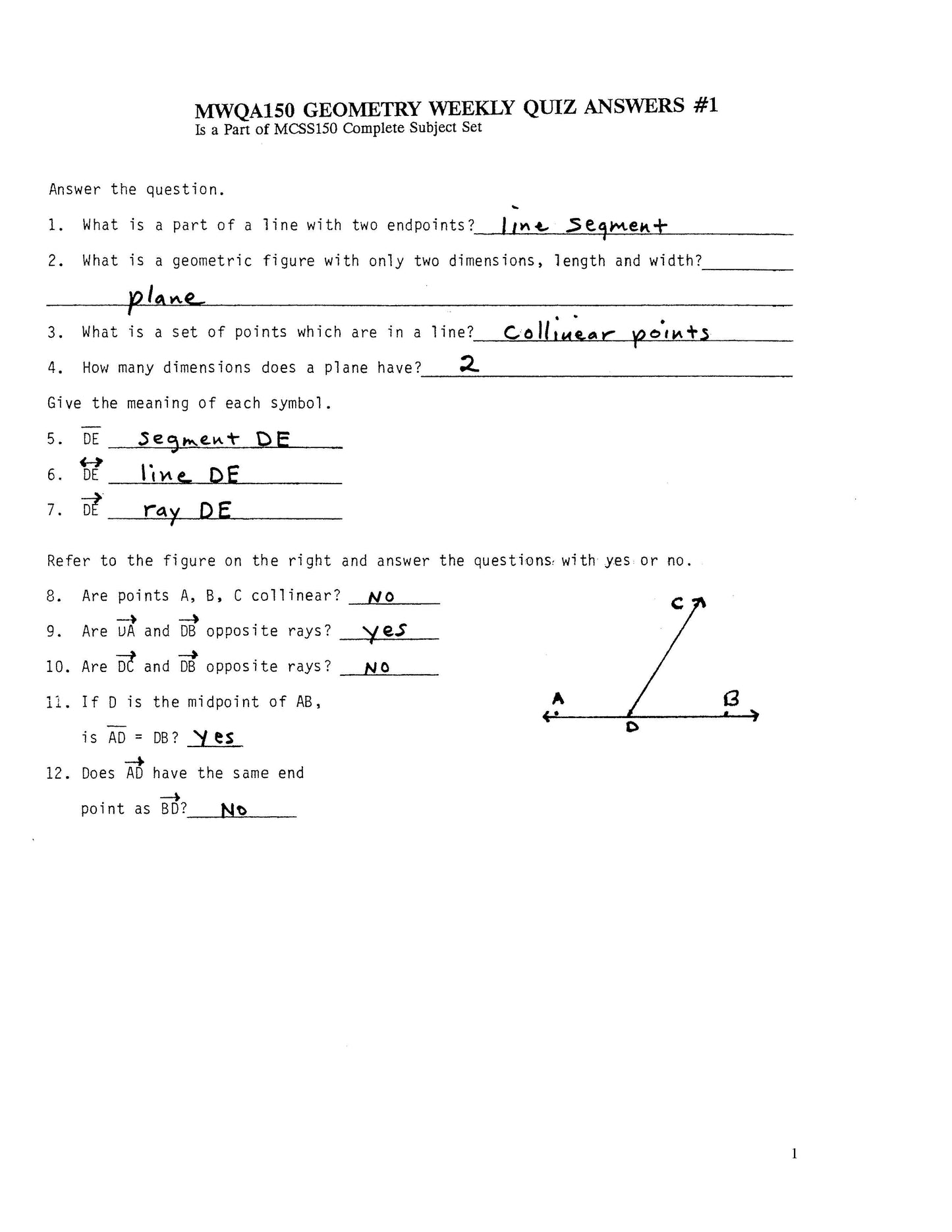 Math Grade 10 - Geometry