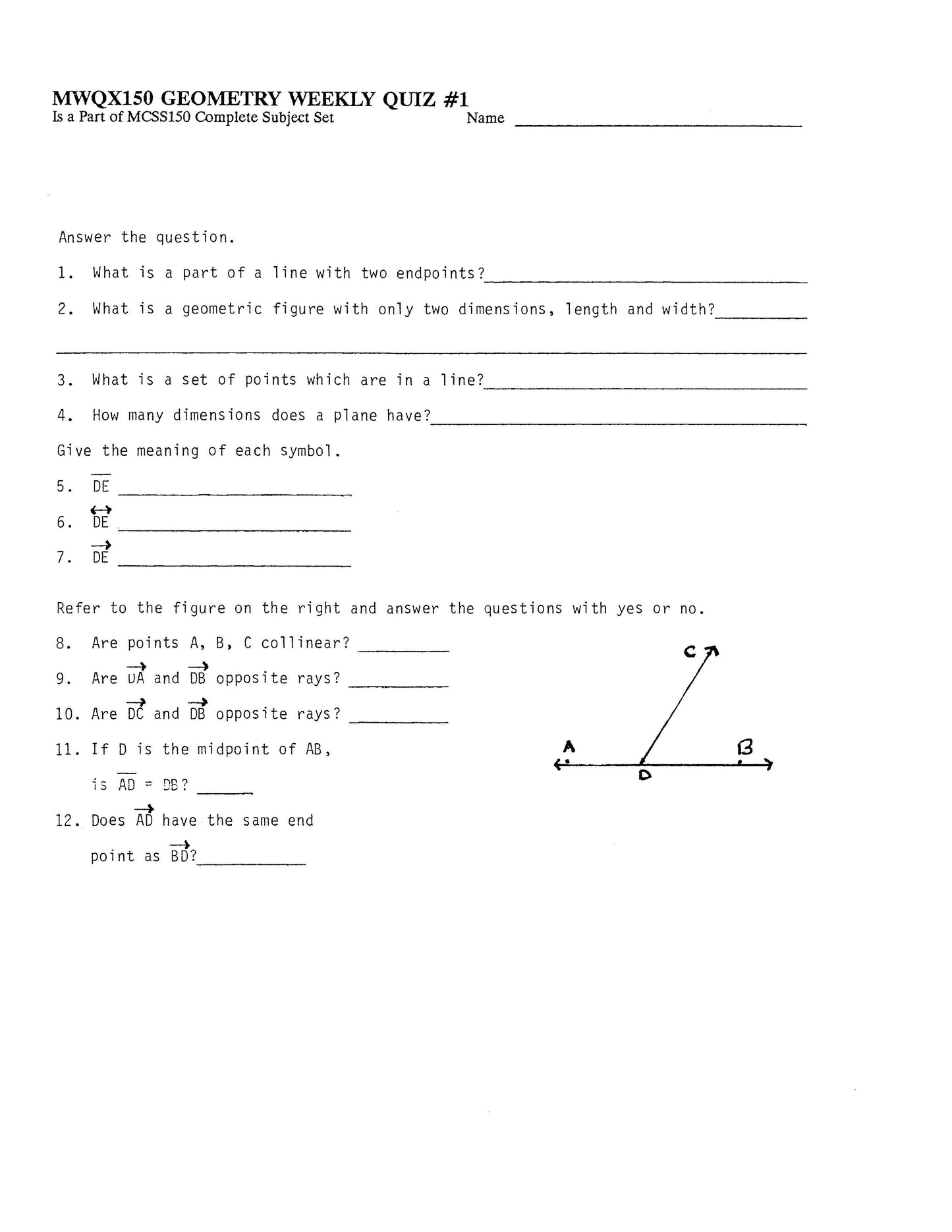Math Grade 10 - Geometry