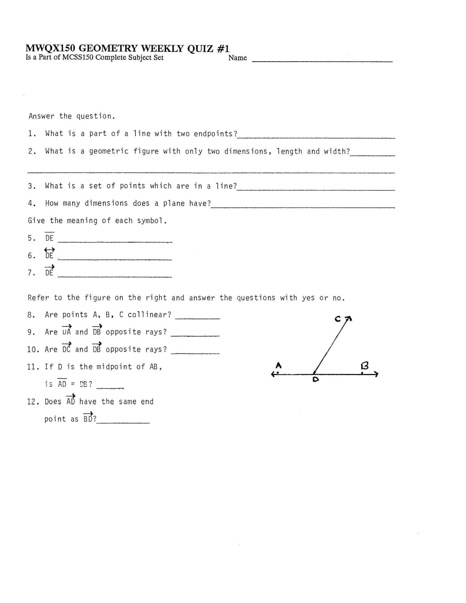 Math Grade 10 - Geometry – Landmark's Freedom Baptist Curriculum