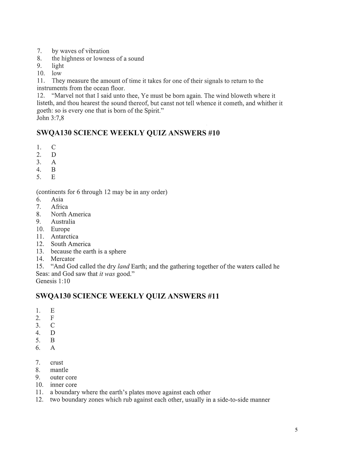 Science Grade 06 - Earth Science