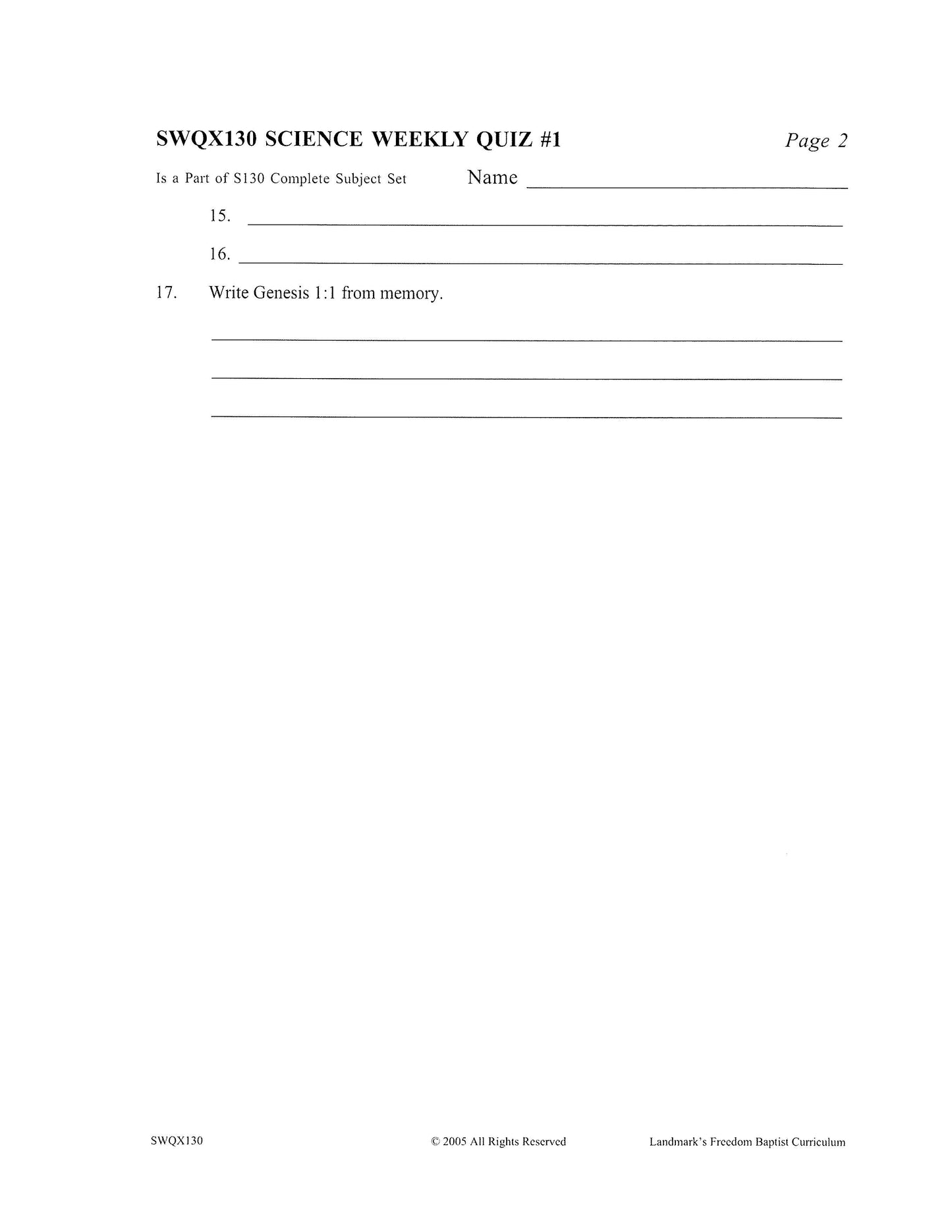 Science Grade 06 - Earth Science