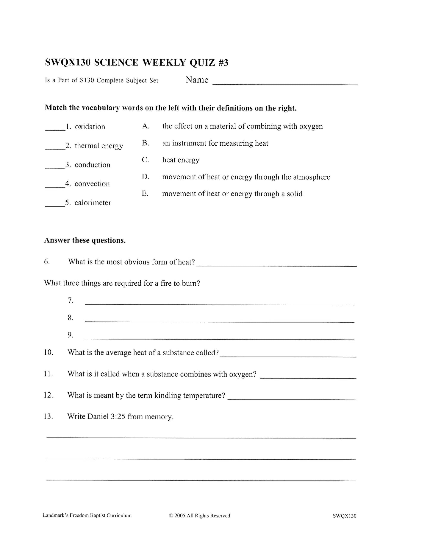 Science Grade 06 - Earth Science